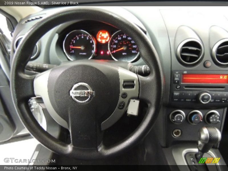 Silver Ice / Black 2009 Nissan Rogue S AWD