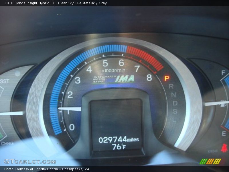  2010 Insight Hybrid LX Hybrid LX Gauges