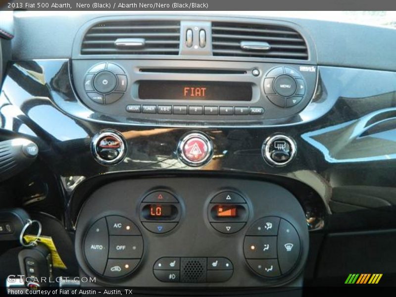 Controls of 2013 500 Abarth