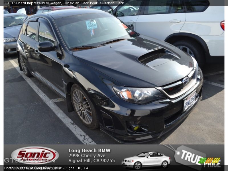 Obsidian Black Pearl / Carbon Black 2011 Subaru Impreza WRX Wagon
