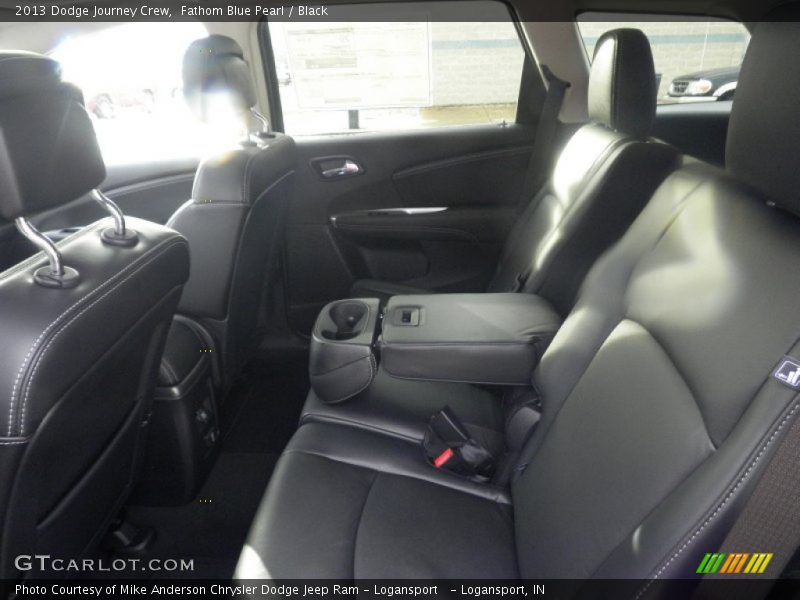 Fathom Blue Pearl / Black 2013 Dodge Journey Crew