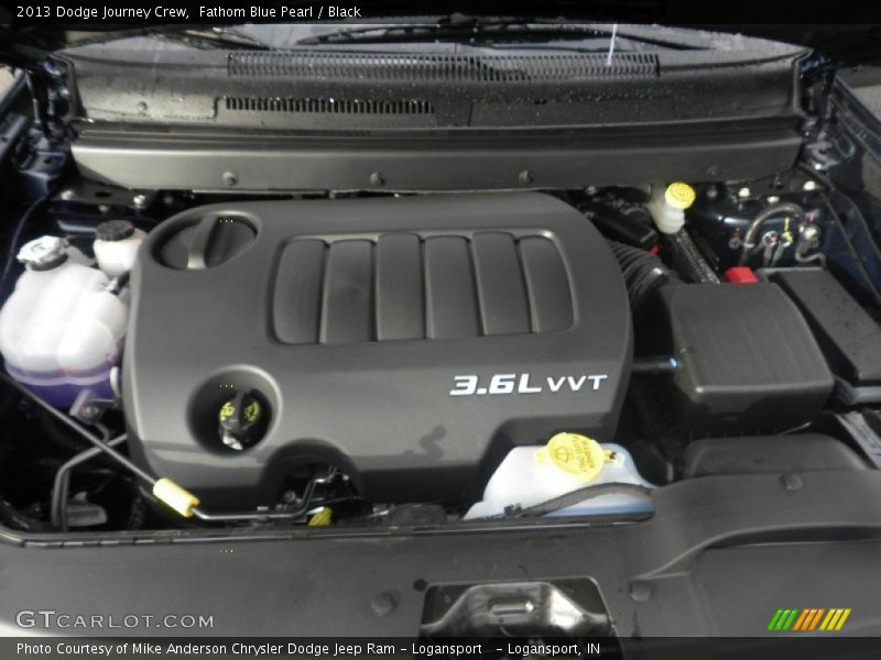  2013 Journey Crew Engine - 3.6 Liter DOHC 24-Valve VVT Pentastar V6