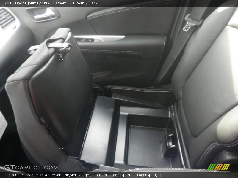 Fathom Blue Pearl / Black 2013 Dodge Journey Crew