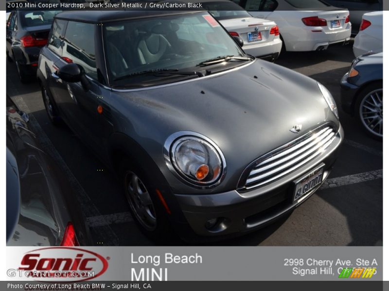 Dark Silver Metallic / Grey/Carbon Black 2010 Mini Cooper Hardtop