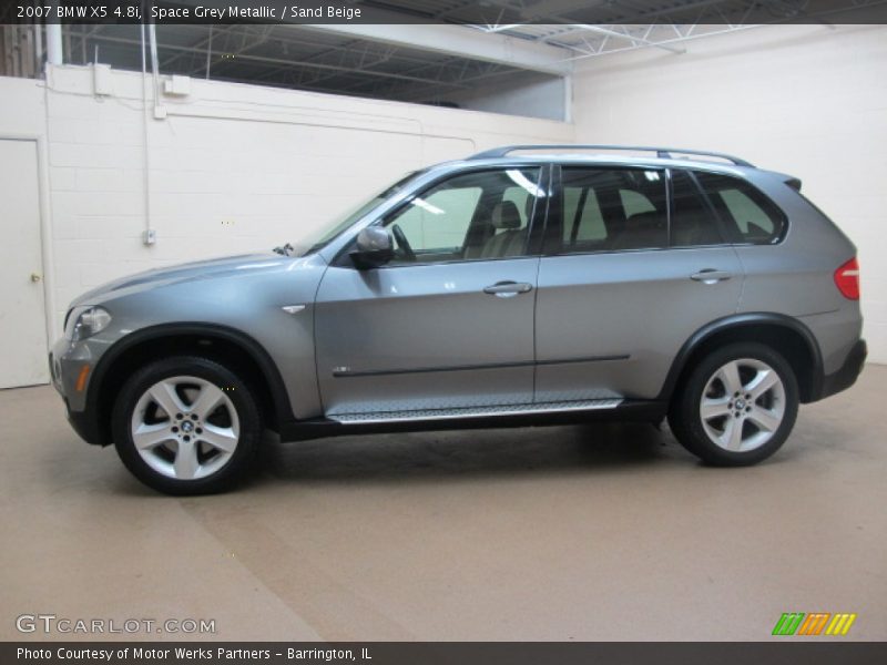 Space Grey Metallic / Sand Beige 2007 BMW X5 4.8i