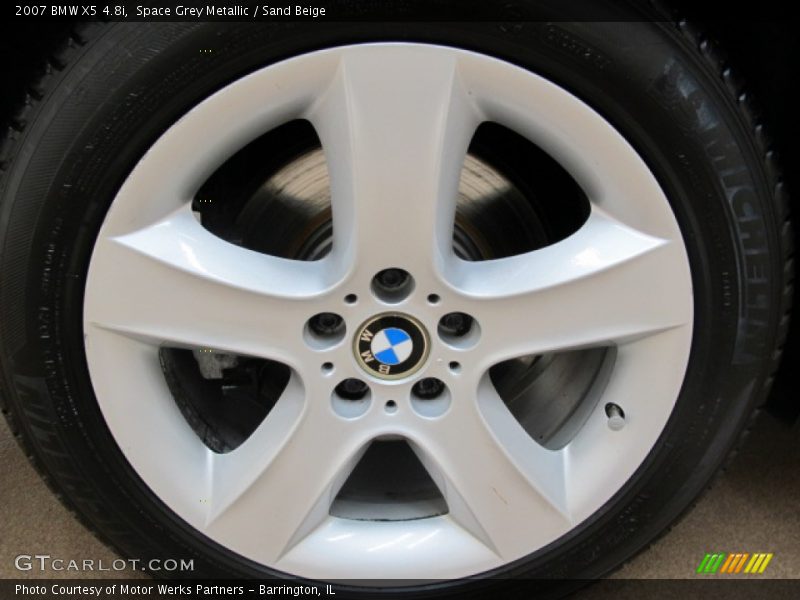 Space Grey Metallic / Sand Beige 2007 BMW X5 4.8i