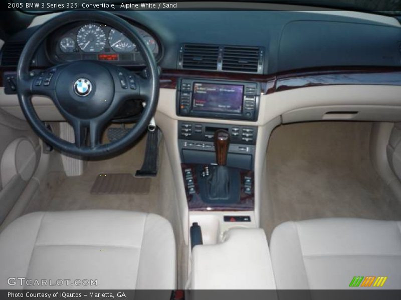 Alpine White / Sand 2005 BMW 3 Series 325i Convertible