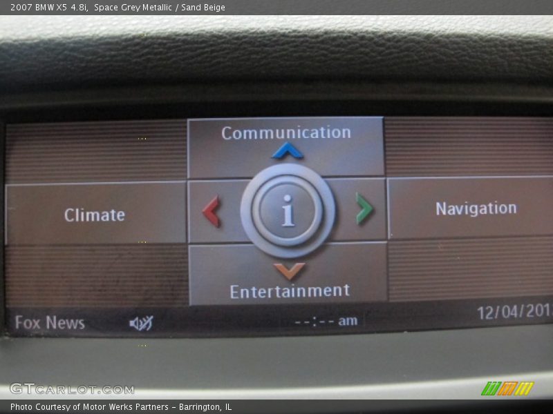 Space Grey Metallic / Sand Beige 2007 BMW X5 4.8i