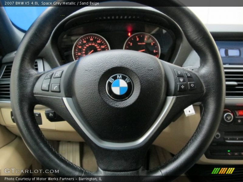 Space Grey Metallic / Sand Beige 2007 BMW X5 4.8i