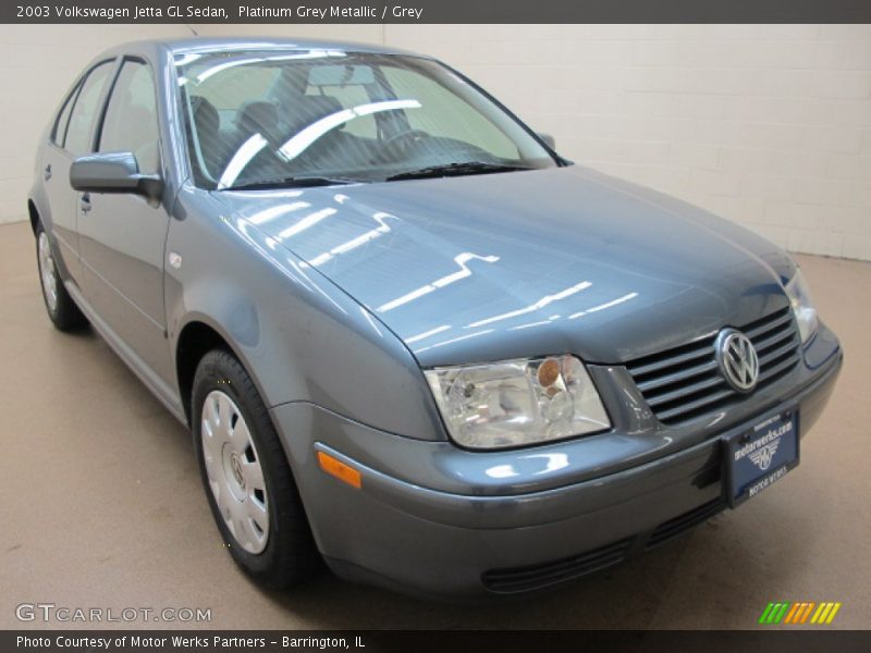 Platinum Grey Metallic / Grey 2003 Volkswagen Jetta GL Sedan
