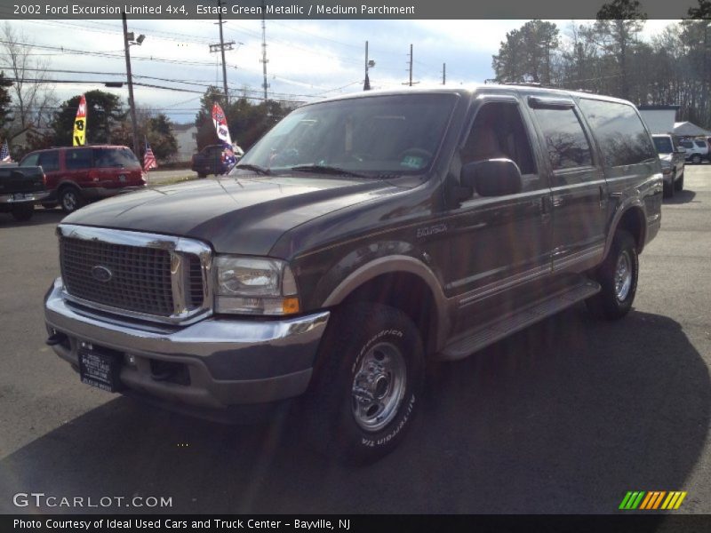 Estate Green Metallic / Medium Parchment 2002 Ford Excursion Limited 4x4