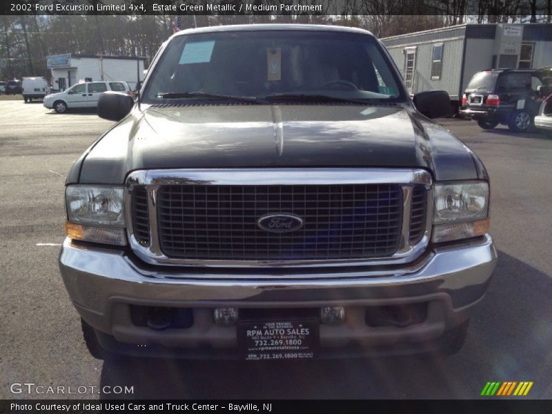 Estate Green Metallic / Medium Parchment 2002 Ford Excursion Limited 4x4