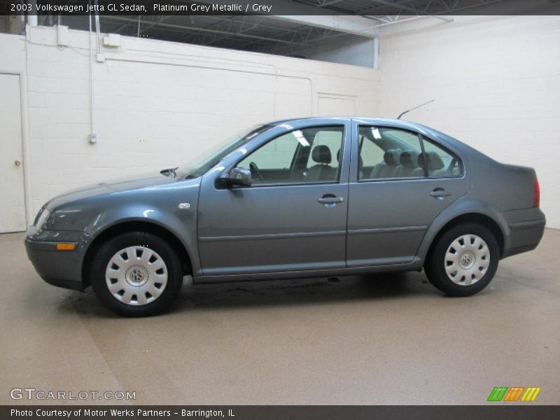 Platinum Grey Metallic / Grey 2003 Volkswagen Jetta GL Sedan