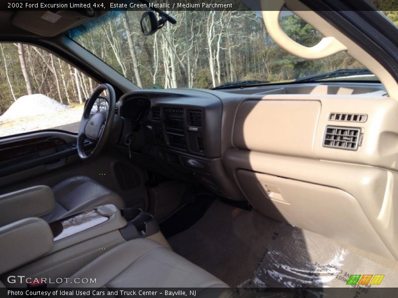 Estate Green Metallic / Medium Parchment 2002 Ford Excursion Limited 4x4