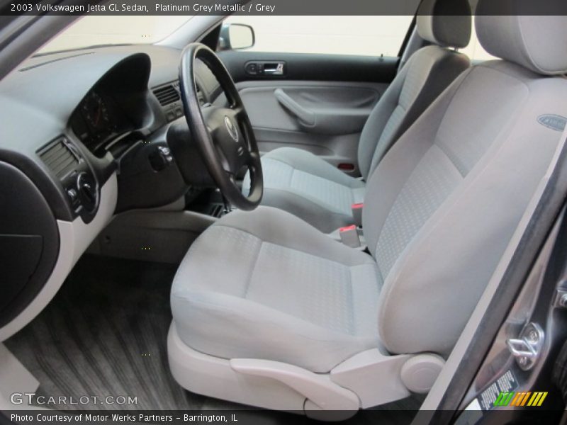 Platinum Grey Metallic / Grey 2003 Volkswagen Jetta GL Sedan