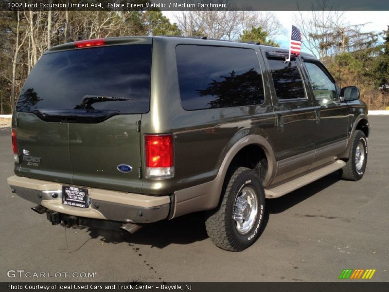 Estate Green Metallic / Medium Parchment 2002 Ford Excursion Limited 4x4