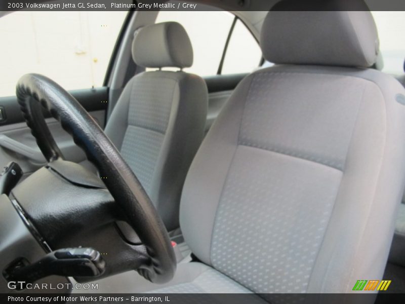 Platinum Grey Metallic / Grey 2003 Volkswagen Jetta GL Sedan