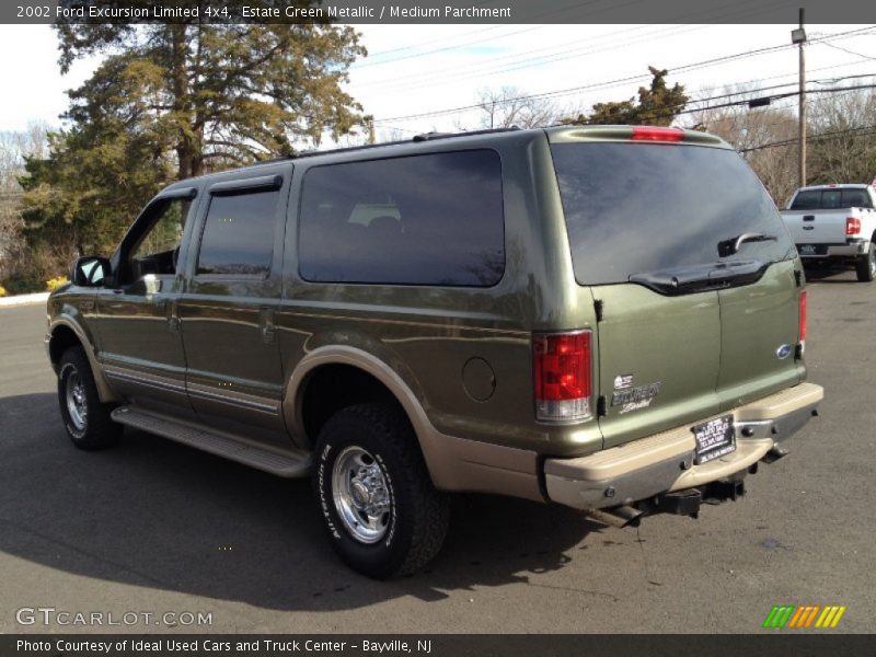 Estate Green Metallic / Medium Parchment 2002 Ford Excursion Limited 4x4