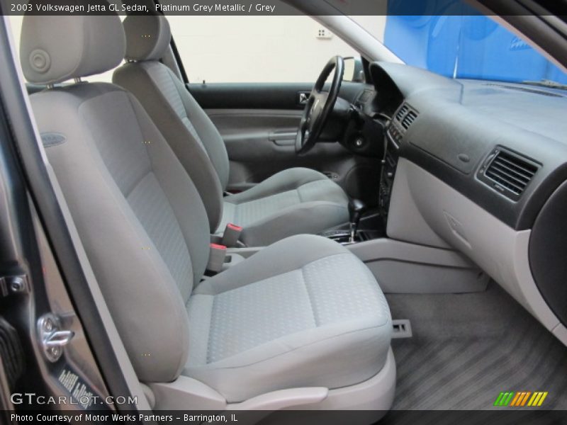 Platinum Grey Metallic / Grey 2003 Volkswagen Jetta GL Sedan