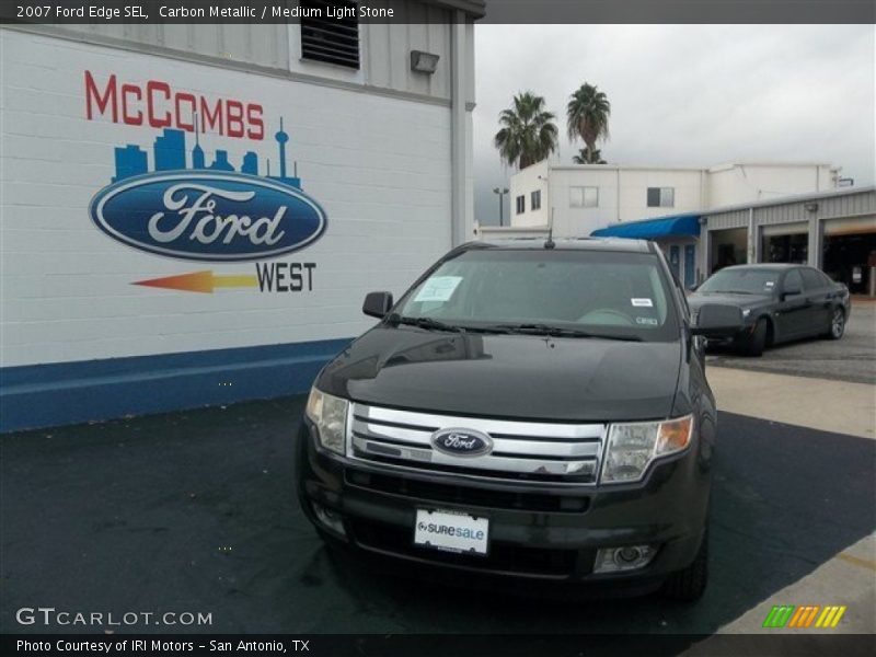 Carbon Metallic / Medium Light Stone 2007 Ford Edge SEL