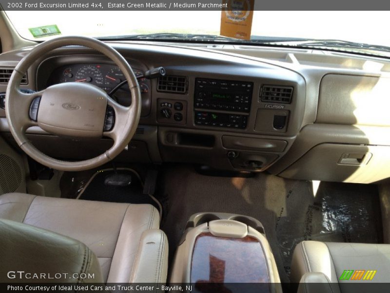 Estate Green Metallic / Medium Parchment 2002 Ford Excursion Limited 4x4