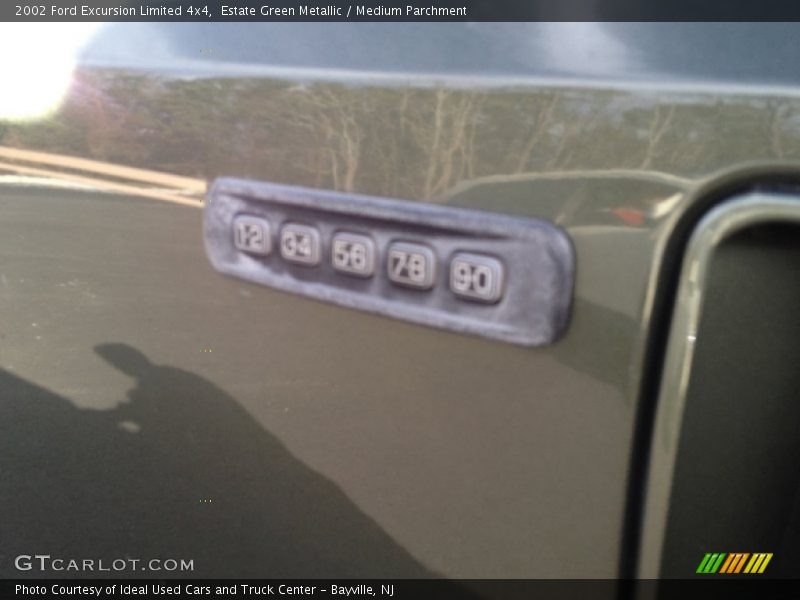 Estate Green Metallic / Medium Parchment 2002 Ford Excursion Limited 4x4