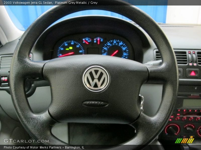 Platinum Grey Metallic / Grey 2003 Volkswagen Jetta GL Sedan