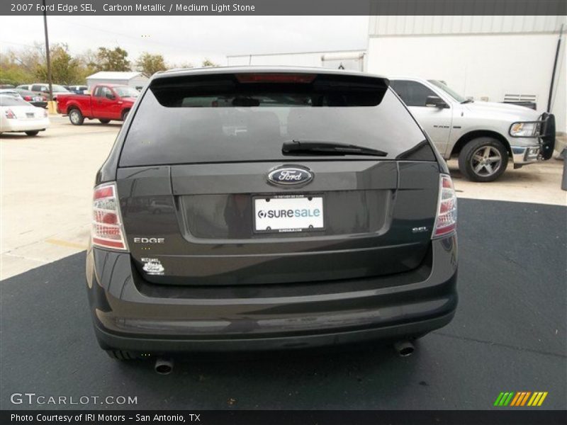 Carbon Metallic / Medium Light Stone 2007 Ford Edge SEL