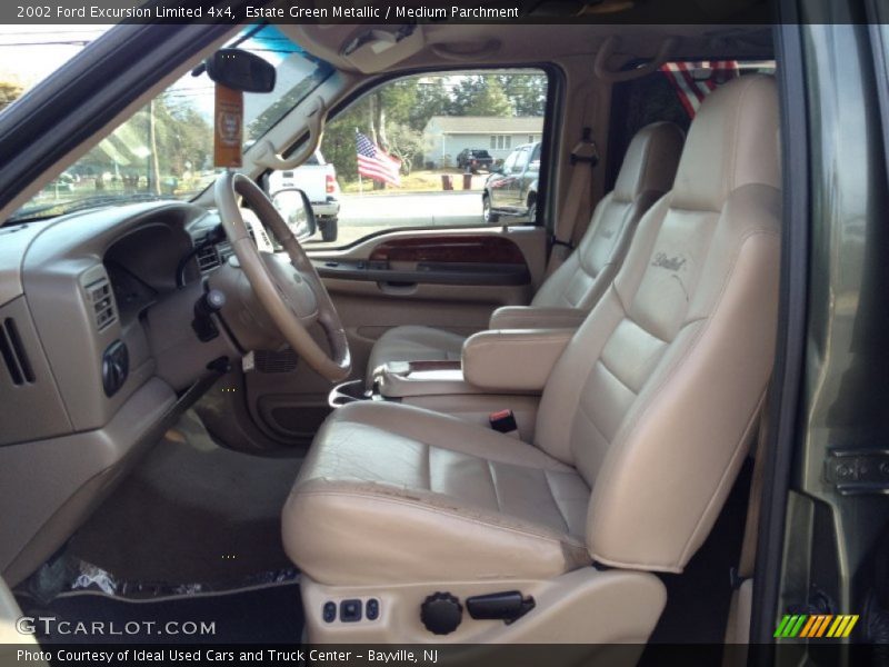 Estate Green Metallic / Medium Parchment 2002 Ford Excursion Limited 4x4