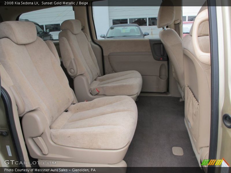 Sunset Gold Metallic / Beige 2008 Kia Sedona LX