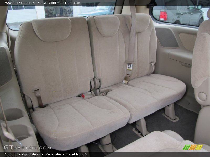 Sunset Gold Metallic / Beige 2008 Kia Sedona LX