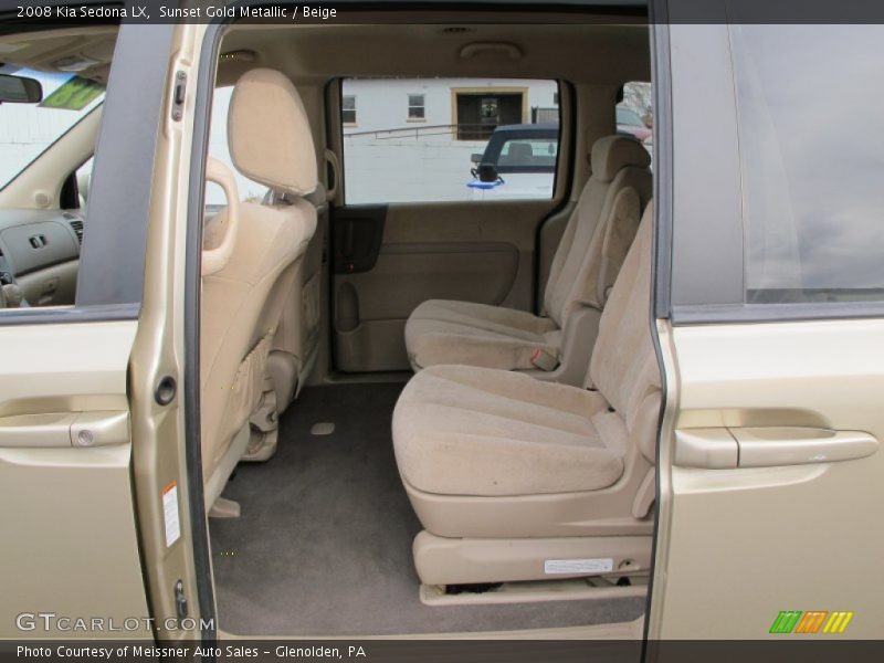 Sunset Gold Metallic / Beige 2008 Kia Sedona LX