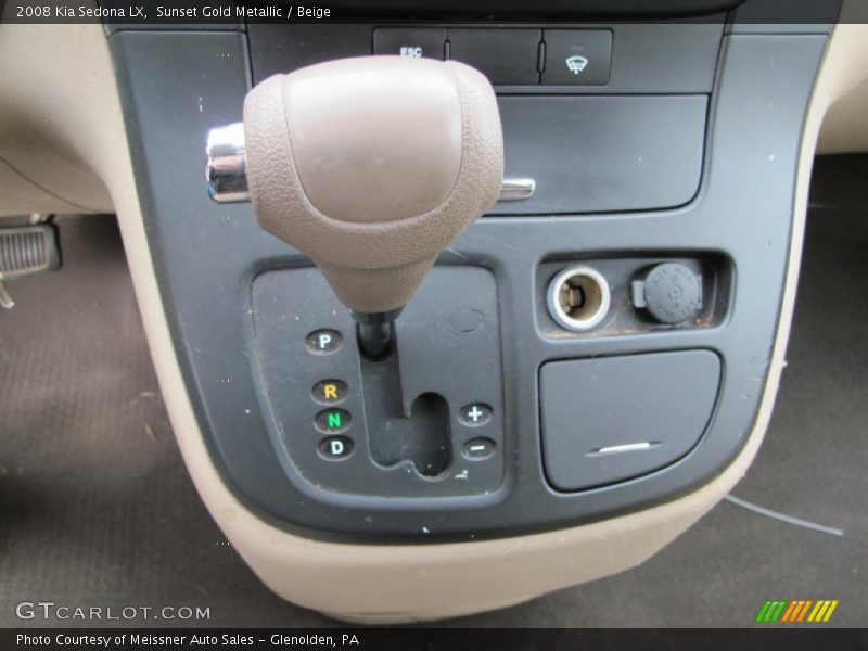 Sunset Gold Metallic / Beige 2008 Kia Sedona LX
