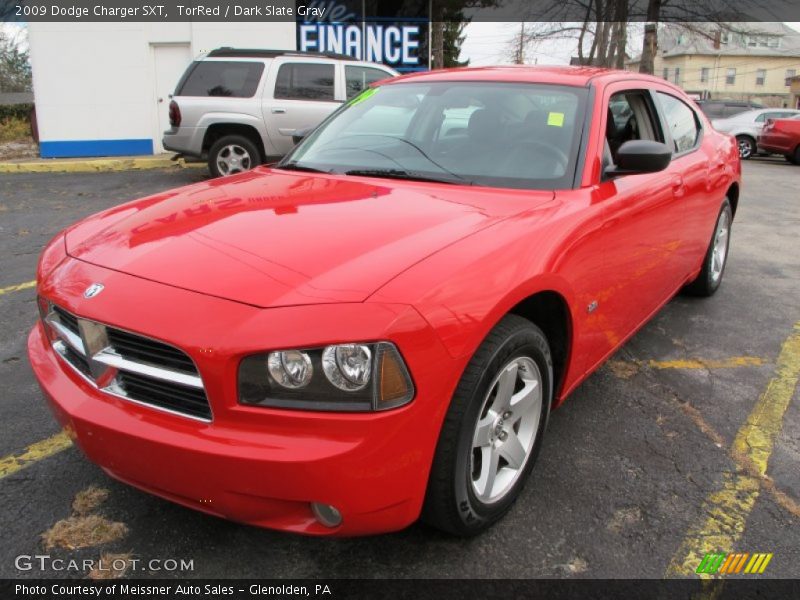 TorRed / Dark Slate Gray 2009 Dodge Charger SXT