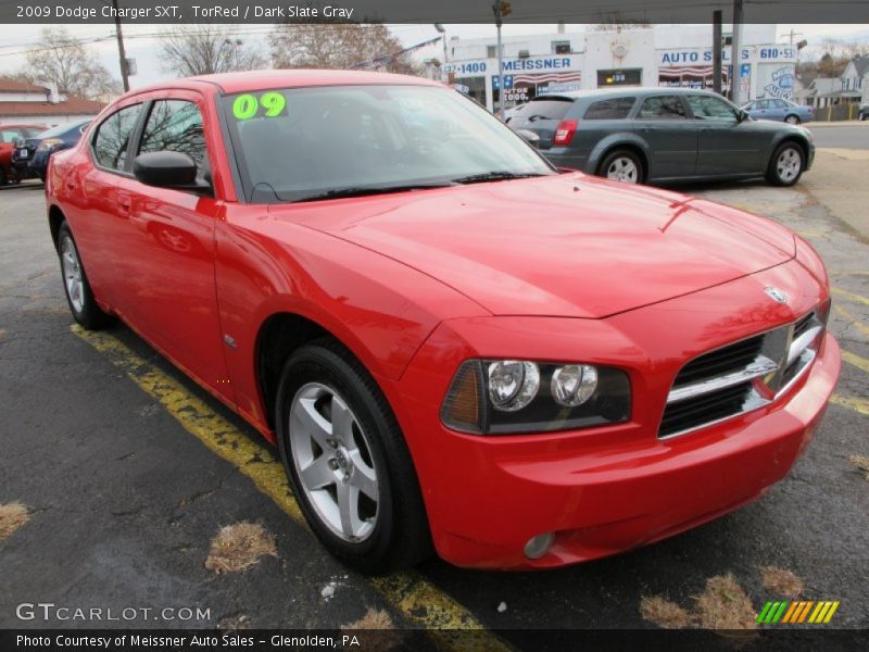 TorRed / Dark Slate Gray 2009 Dodge Charger SXT