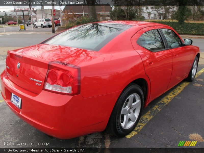 TorRed / Dark Slate Gray 2009 Dodge Charger SXT
