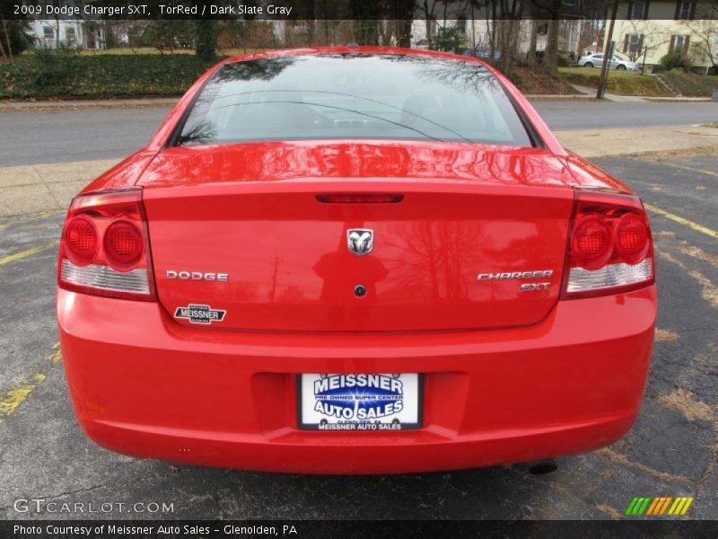TorRed / Dark Slate Gray 2009 Dodge Charger SXT