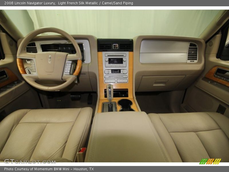 Light French Silk Metallic / Camel/Sand Piping 2008 Lincoln Navigator Luxury