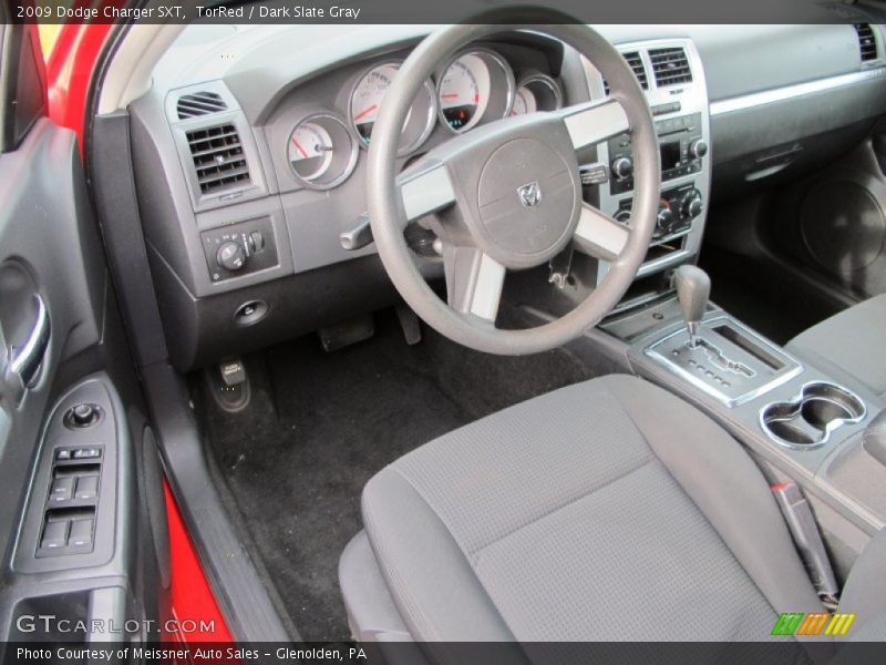 TorRed / Dark Slate Gray 2009 Dodge Charger SXT