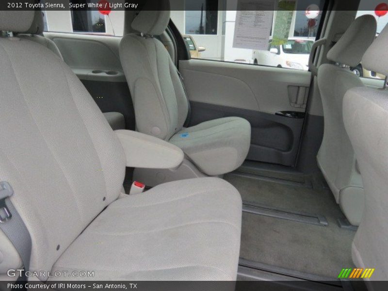 Super White / Light Gray 2012 Toyota Sienna