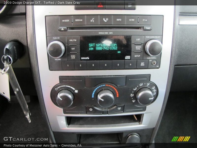 TorRed / Dark Slate Gray 2009 Dodge Charger SXT