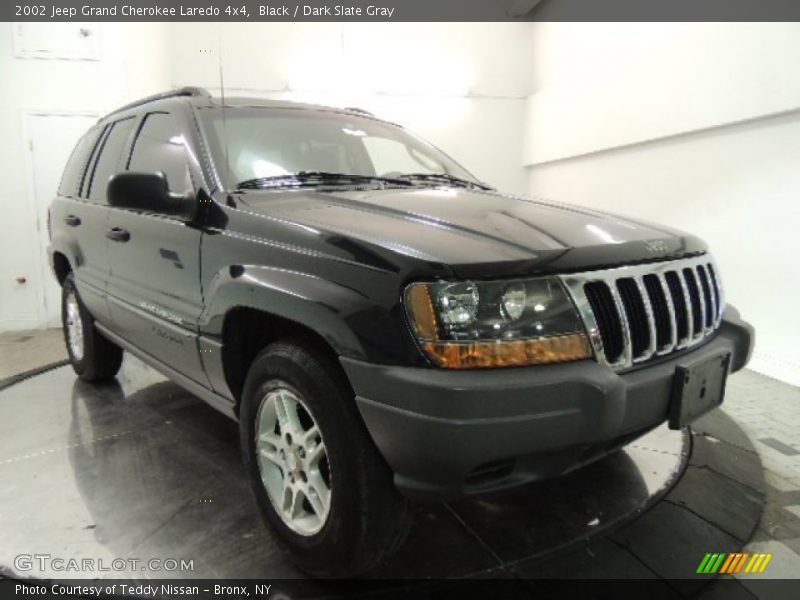 Black / Dark Slate Gray 2002 Jeep Grand Cherokee Laredo 4x4
