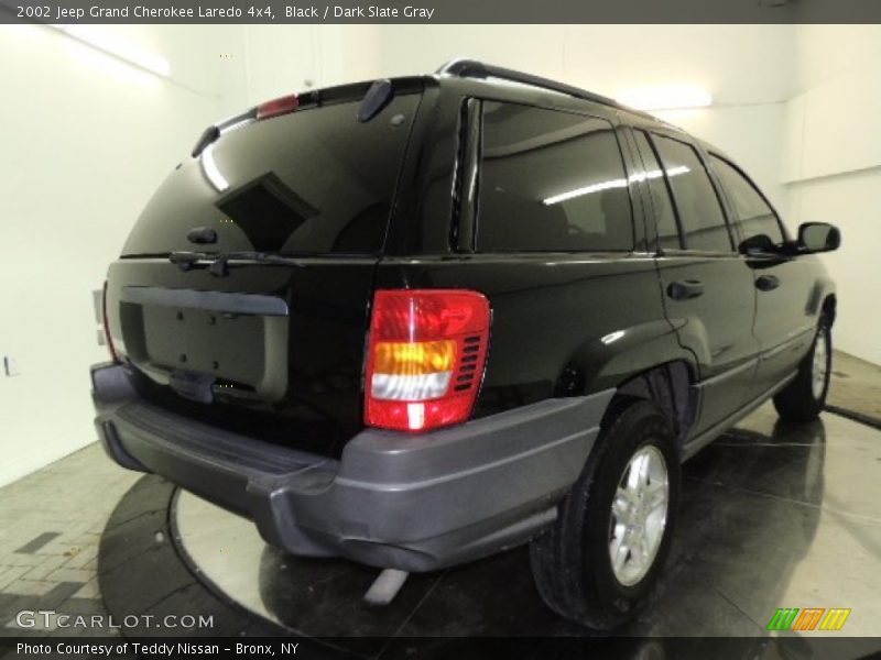 Black / Dark Slate Gray 2002 Jeep Grand Cherokee Laredo 4x4
