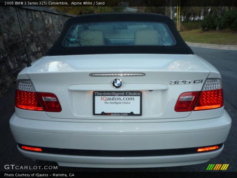 Alpine White / Sand 2005 BMW 3 Series 325i Convertible
