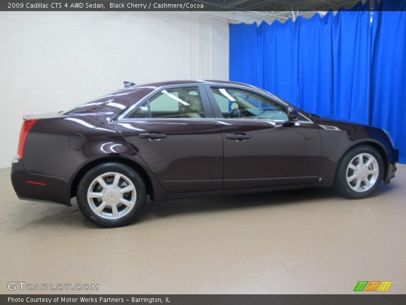 Black Cherry / Cashmere/Cocoa 2009 Cadillac CTS 4 AWD Sedan