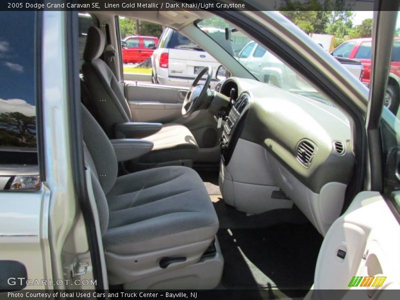 Linen Gold Metallic / Dark Khaki/Light Graystone 2005 Dodge Grand Caravan SE