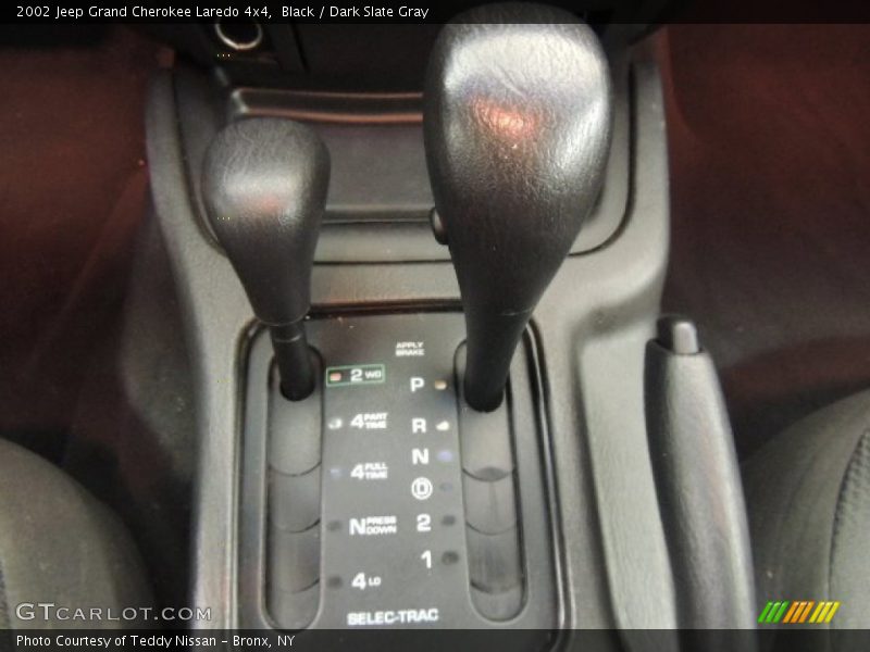 Black / Dark Slate Gray 2002 Jeep Grand Cherokee Laredo 4x4