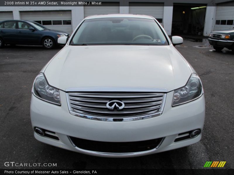Moonlight White / Wheat 2008 Infiniti M 35x AWD Sedan