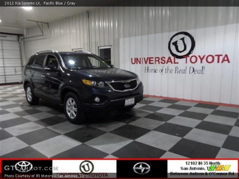Pacific Blue / Gray 2012 Kia Sorento LX