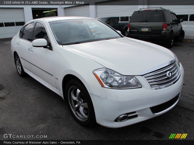 Moonlight White / Wheat 2008 Infiniti M 35x AWD Sedan